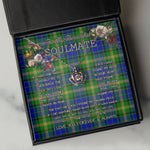 To My Beautiful Soulmate Necklace In Your Eyes I Have Found My Home Clan MaiTland Tartan Crown Pendant Necklace