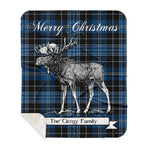 Scotstee Shop Plaid Tartan Blanket With Moose Clan Clergy Blue Plaid Blanket, plaid blanket australia,plaid blanket canada,plaid christmas blanket,plaid fleece sherpa blanket,plaid sherpa blanket canada,plaid sherpa blanket lipstick,plaid sherpa blanket pink,plaid sherpa blanket queen