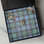 To My Beautiful Soulmate Necklace In Your Eyes I Have Found My Home Clan Mitchell Ancient Tartan Crown Pendant Necklace