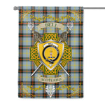 House Flag - Bell Irish Shield Celtic Cross Tartan Garden Flag St Patrick's Day Garden Flag