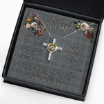 To My Beautiful Soulmate Necklace In Your Eyes I Have Found My Home Clan Gladstone Hunting Tartan Cross Dancing Necklace