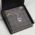To My Beautiful Soulmate Necklace In Your Eyes I Have Found My Home Clan Taylor Weathered Tartan Rising Phoenix Necklace