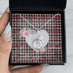 Rising Phoenix Necklace - Valentine Necklace Clan Borthwick Ancient Tartan Gift for Girlfriend, Gift for My Wife Rising Phoenix Necklace