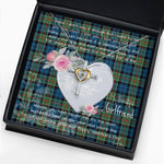 Gift For My Beautiful Girlfriend Necklace Valentine Necklace Clan Colquhoun Ancient Tartan Cross Dancing Necklace Scottish Tartan Jewelry