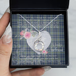 Rising Phoenix Necklace - Valentine Necklace Clan Boswell Tartan Gift for Girlfriend, Gift for My Wife Rising Phoenix Necklace