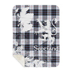 Sherpa Blanket - Tartan Blanket Thistle and Lion Scottish Clan MacRae Dress Modern Plaid Blanket, plaid sherpa blanket queen,purple sherpa blanket,queen sherpa blanket,queen size sherpa blanket,red sherpa blanket,scottish tartan blankets,sherpa blanket,sherpa christmas blanket