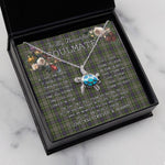 Sea Turtle Necklace To My Beautiful Soulmate Necklace In Your Eyes I Have Found My Home Clan Davidson Tulloch Dress Tartan Blue Turtle Necklace