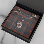 To My Beautiful Soulmate Necklace In Your Eyes I Have Found My Home Clan Fraser Hunting Modern Tartan Rising Phoenix Necklace