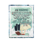 Scotstee Shop - Personalized Gift Quote For Husband When We Get To The End Family Gifts Fleece Blanket