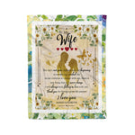 Scotstee Shop - Personalized Gift Letter To My Wife Love Letter From Husband Love Gifts Fleece Blanket