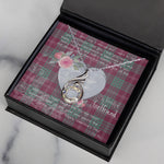 Rising Phoenix Necklace - Valentine Necklace Clan Crawford Ancient Tartan Gift for Girlfriend, Gift for My Wife Rising Phoenix Necklace