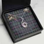 To My Beautiful Soulmate Necklace In Your Eyes I Have Found My Home Clan Rose Hunting Modern Tartan Rising Phoenix Necklace