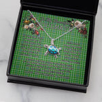 Sea Turtle Necklace To My Beautiful Soulmate Necklace In Your Eyes I Have Found My Home Clan Currie Tartan Blue Turtle Necklace