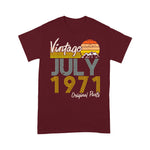 Vintage Since July 1971 Birthday Gift Birthday Shirt For 50th Birthday Shirt - Scotstee Shop