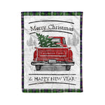 Tartan Blanket Vintage Red Truck with Christmas Tree Family Scottish Clan Farquharson plaid blanket, red plaid blanket, buffalo plaid blanket, green plaid blanket, plaid fleece blanket, blue plaid blanket, red tartan blanket, tartan plaid blanket, black and white plaid blanket, , christmas plaid blanket, orange plaid blanket, tartan plaid throw blanket, pink plaid blanket, brown plaid blanket, buffalo check blanket