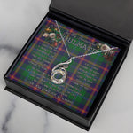 To My Beautiful Soulmate Necklace In Your Eyes I Have Found My Home Clan Young Tartan Rising Phoenix Necklace