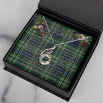 To My Beautiful Soulmate Necklace In Your Eyes I Have Found My Home Clan Tweedside Tartan Rising Phoenix Necklace