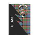 Scotstee Shop Glass Tartan Garden Flag - Flash Style
