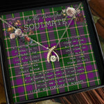 To My Beautiful Soulmate Necklace In Your Eyes I Have Found My Home Clan Taylor Tartan Wishbone Dancing Necklace