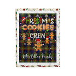 Personalized Gift Tartan Plaid Blanket Clan MacLellan Modern With Christmas Cookie Baking Crew Christmas Gift Blanket, Plaid Blanket, Christmas Fleece Blanket, Christmas Blanket, Tartan Blanket, Scottish Blanket, Scotland Blanket, Family Name Blanket, Custom Blanket, Personalized Blanket