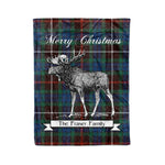 Tartan Blanket With Moose Clan Fraser Hunting Ancient Plaid Blanket Tartan Plaid Fleece Blanket, Christmas Blanket, tartan blanket, plaid blanket, red plaid blanket, buffalo plaid blanket, green plaid blanket, plaid fleece blanket, blue plaid blanket, red tartan blanket, tartan plaid blanket, black and white plaid blanket, christmas plaid blanket, orange plaid blanket, tartan plaid throw blanket, pink plaid blanket, brown plaid blanket, buffalo check blanket