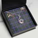 To My Beautiful Soulmate Necklace In Your Eyes I Have Found My Home Clan Guthrie Tartan Rising Phoenix Necklace