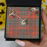 To My Beautiful Soulmate Necklace In Your Eyes I Have Found My Home Clan MacDougall Ancient Tartan Wishbone Dancing Necklace