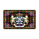 Doormat - Welcome Mat Scottish Cochrane Clan Badge Tartan Door Mat, Plaid Doormat