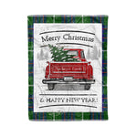 Tartan Blanket Vintage Red Truck with Christmas Tree Family Scottish Clan MacIntyre Hunting Modern plaid blanket, red plaid blanket, buffalo plaid blanket, green plaid blanket, plaid fleece blanket, blue plaid blanket, red tartan blanket, tartan plaid blanket, black and white plaid blanket, , christmas plaid blanket, orange plaid blanket, tartan plaid throw blanket, pink plaid blanket, brown plaid blanket, buffalo check blanket