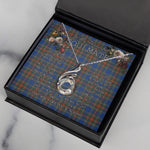 To My Beautiful Soulmate Necklace In Your Eyes I Have Found My Home Clan MacBeth Ancient Tartan Rising Phoenix Necklace