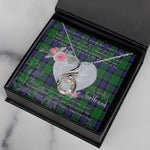 Rising Phoenix Necklace - Valentine Necklace Clan Graham Of Menteith Modern Tartan Gift for Girlfriend, Gift for My Wife Rising Phoenix Necklace