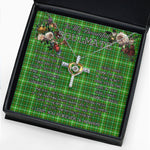 To My Beautiful Soulmate Necklace In Your Eyes I Have Found My Home Clan Forrester Hunting Tartan Cross Dancing Necklace