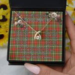 To My Beautiful Soulmate Necklace In Your Eyes I Have Found My Home Clan MacDougall of Lochcarron Tartan Wishbone Dancing Necklace