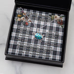 Sea Turtle Necklace To My Beautiful Soulmate Necklace In Your Eyes I Have Found My Home Clan MacRae Dress Modern Tartan Blue Turtle Necklace