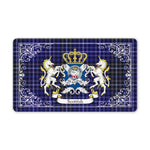 Doormat - Welcome Mat Scottish Fleming Clan Badge Tartan Door Mat, Plaid Doormat