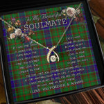 To My Beautiful Soulmate Necklace In Your Eyes I Have Found My Home Clan Adam Hunting Tartan Wishbone Dancing Necklace