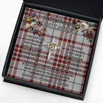 To My Beautiful Soulmate Necklace In Your Eyes I Have Found My Home Clan Clayton Tartan Cross Dancing Necklace
