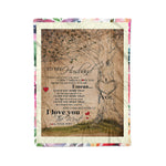 Scotstee Shop - Personalized Gift Letter To Husband I Love You The Most And Forever Fleece Blanket