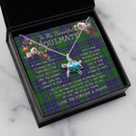 Sea Turtle Necklace To My Beautiful Soulmate Necklace In Your Eyes I Have Found My Home Clan Lockhart Modern Tartan Blue Turtle Necklace
