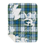 Sherpa Blanket - Tartan Blanket Thistle and Lion Scottish Clan Campbell Dress Ancient Plaid Blanket, plaid sherpa blanket queen,purple sherpa blanket,queen sherpa blanket,queen size sherpa blanket,red sherpa blanket,scottish tartan blankets,sherpa blanket,sherpa christmas blanket
