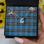 To My Beautiful Soulmate Necklace In Your Eyes I Have Found My Home Clan Ramsay Ancient Tartan Wishbone Dancing Necklace