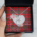 Rising Phoenix Necklace - Valentine Necklace Clan MacKillop Tartan Gift for Girlfriend, Gift for My Wife Rising Phoenix Necklace