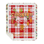 Personalized Gift Tartan Plaid Blanket Clan Maxwell Plaid With Christmas Cookie Baking Crew Christmas Gift Sherpa Blanket, tartan sherpa blanket,buffalo plaid sherpa blanket,christmas sherpa blanket,Christmas Throw Blanket,green plaid sherpa blanket,green sherpa blanket