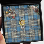To My Beautiful Soulmate Sunflower Necklace In Your Eyes I Have Found My Home Clan Napier Ancient Tartan Jewelry For Girlfriend