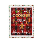 Personalized Gift Tartan Plaid Blanket Clan Hogg With Christmas Cookie Baking Crew Christmas Gift Blanket, Plaid Blanket, Christmas Fleece Blanket, Christmas Blanket, Tartan Blanket, Scottish Blanket, Scotland Blanket, Family Name Blanket, Custom Blanket, Personalized Blanket