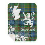 Sherpa Blanket - Tartan Blanket Thistle and Lion Scottish Clan MacMillan Hunting Ancient Plaid Blanket, plaid sherpa blanket queen,purple sherpa blanket,queen sherpa blanket,queen size sherpa blanket,red sherpa blanket,scottish tartan blankets,sherpa blanket,sherpa christmas blanket