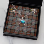 Sea Turtle Necklace To My Beautiful Soulmate Necklace In Your Eyes I Have Found My Home Clan Cameron Of Erracht Weathered Tartan Blue Turtle Necklace