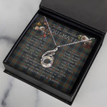 To My Beautiful Soulmate Necklace In Your Eyes I Have Found My Home Clan Denniston Tartan Rising Phoenix Necklace