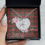 Rising Phoenix Necklace - Valentine Necklace Clan Blackford Tartan Gift for Girlfriend, Gift for My Wife Rising Phoenix Necklace