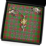To My Beautiful Soulmate Sunflower Necklace In Your Eyes I Have Found My Home Clan Baxter Modern Tartan Jewelry For Girlfriend, Tartan Sunflower Pendant Necklace, Scottish Tartan Jewelry, valentine necklace, necklace girlfriend, necklace for wife, cute necklaces for girlfriend, jewelry for girlfriend, to my soulmate necklace, to my future wife necklace